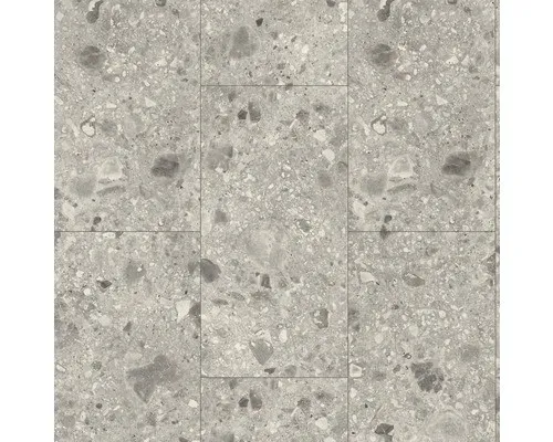 Laminat Nature Sense Triestino Terrazzo grau Fliese 1292 x 327 x 8 mm - Laminatböden: Hochwertiges Design mit Terrazzo-Optik, ideal für stilvolle Wohnräume und eine einfache Verlegung.