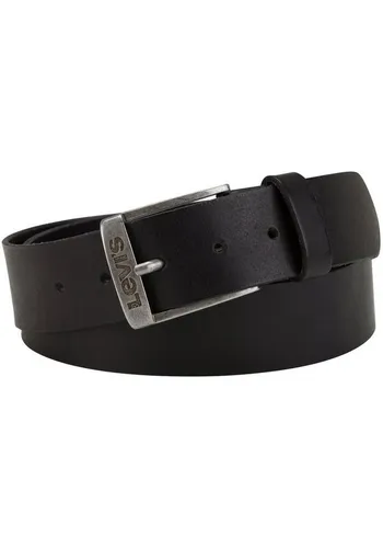 Levi's Herren NEW DUNCAN Gürtel, Schwarz (Black), 80 - Herren-Gürtel aus hochwertigem, glattem Leder für stilvolle Akzente und langlebigen Tragekomfort.