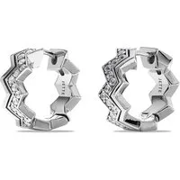 JETTE Creolen SKYSCRAPER 89217897 925er Silber, recycelt in silber von JETTE