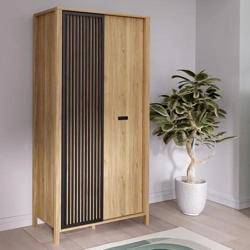 Forte JYTANA Kleiderschrank 97 in braun von Forte