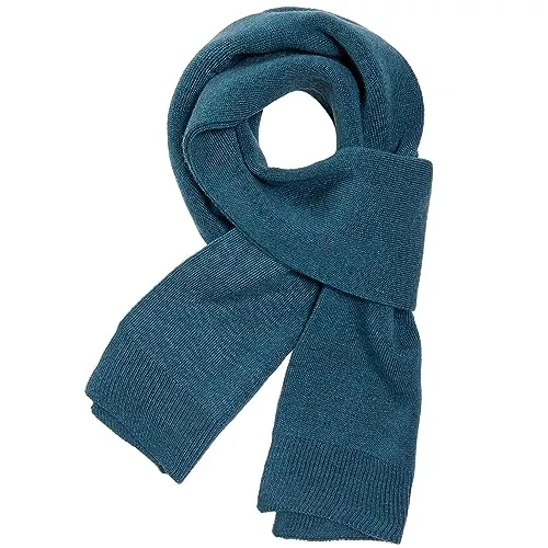 Enter the Complex® Merino Schal kurz, Petrol, 140 x 20 cm - Weicher Merino Schal aus 100% italienischer Wolle, ideal für jede Jahreszeit. Kratzfrei, windabweisend und mit STANDARD 100 by OEKO-TEX Zertifikat. Perfekte Kombination aus Stil und Komfort.
