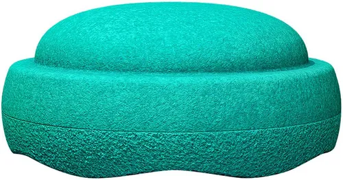 Stapelstein - Einzelner Stapelstein in Green - Klemmbausteine für kreatives Spielen, leicht, robust und sicher. Fördert Bewegung und Kreativität ohne scharfe Kanten, 100% recycelbar und ideal für drinnen und draußen.