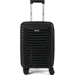 Benzi 5820 Kabinentrolley 55 cm - Schwarz mit 4 Rollen - Eleganter Kabinentrolley aus der Benzi Serie 5820, ausgestattet mit 4 robusten Rollen, einem arretierbaren Griff und praktischen Innenfächern für komfortables Reisen.
