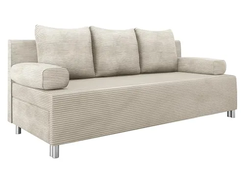 Mirjan24 Schlafsofa Beige, 192x86 cm