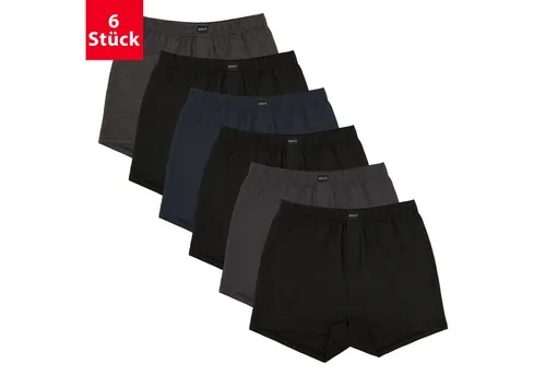 Gomati Boxershorts 6er Pack Herren Jersey Boxershorts Baumwolle