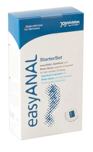 JOYDIVISION easyANAL Gleitfluid 30+80 ml SET langanhaltendes Gleitmittel Für Sie & Ihn l Gleitfluid Für Latex-Kondome geeignet | Fluid Ph-optimiert