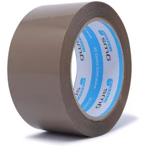 gws Packband Premium 43530, PP, braun, 50mm x 66m, leise abrollbar