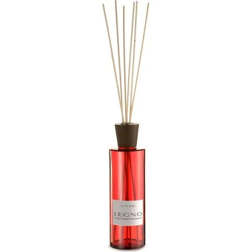 Linari Legno Raumduft Diffusor 500 ml - Aromatherapie mit minimalistischer Eleganz: Der rote Linari Legno Diffusor vereint fruchtige und holzige Düfte für eine lebendige Raumatmosphäre.