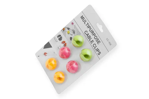6x Kabel Clips Kabelordner Kabelbinder Kabelhalter Kabelbefestigung Kabelkanal