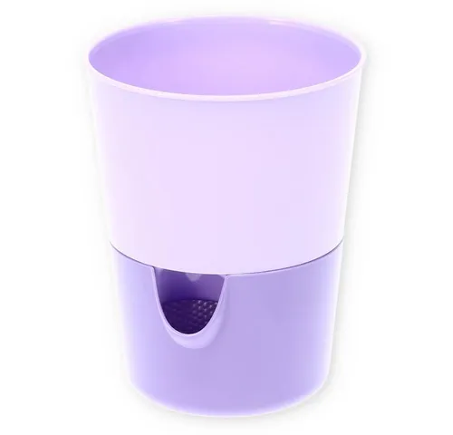 GarPet Kräutertopf Kräutertopf Küche Balkon Kräuter Blumen Topf light + dark lavendel