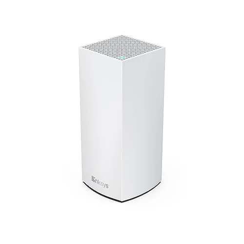 Linksys MX2001-KE Atlas Mesh WiFi 6-System - Dual Band AX3000 Wlan Router Extender mit 4 mal höherer Geschwindigkeit bis zu 3.0 Gbit/s - mehr als 25 Geräte und 185 m² Funkabdeckung, Weiß, 1 Pack