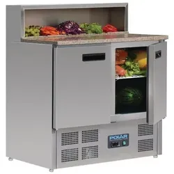 Polar Serie G Pizzakühltisch 2-türig 288L von Polar