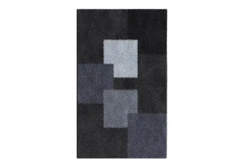 Grund Badematte RUBIC, Schwarz, 60 x 100 cm, rutschhemmend - Elegante Badematte in Schwarz (60 x 100 cm) mit rutschhemmender Beschichtung. Ideal für den täglichen Einsatz, schnell trocknend und pflegeleicht, perfekt für Ihr Badezimmer.