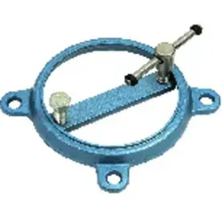 Drehteller für Schraubstock 135mm - Werkstatteinrichtung: Robuster Drehteller aus geschmiedetem Stahl, stufenlos arretierbar und ideal für präzises Drehen von Werkstücken.