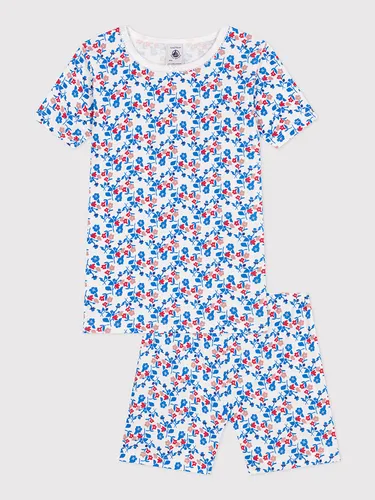 PETIT BATEAU Baby Pyjama in Weiß, Größe 92 - Bequemer Baby Schlafanzug aus 100% Baumwolle, hautfreundlich und weich. Ideal für einen erholsamen Schlaf und angenehme Nächte.