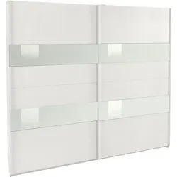 Wimex Schwebetürenschrank Altona mit Glaselementen - Schwebetürenschrank mit stilvollen Glaselementen, individuell anpassbare Einlegeböden und großzügigem Stauraum, ideal für jedes Schlafzimmer.