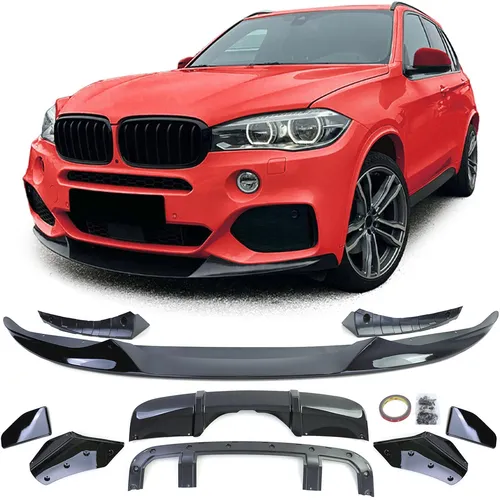 Performance Spoiler Bodykit für BMW X5 F15 13-18 - Stoßstangen-Zubehör mit glänzender schwarzer Oberfläche, steigert die Aerodynamik und verleiht Ihrem BMW X5 ein sportliches Design.