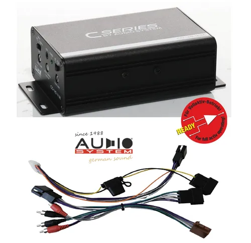 Audio System CO-40.4 M 4-Kanal Verstärker 240 Watt RMS - Verstärker für kraftvollen Sound, 4 Kanäle mit regelbarem Hoch- und Tiefpassfilter, ideal für Universal-Fahrzeuge.