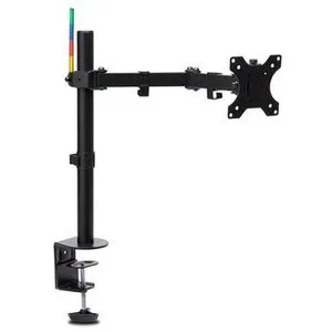 SmartFit Ergo Single Extended Monitor Arm - Höhenverstellbarer Monitorarm, pulverbeschichteter Stahl, für Bildschirme bis 34 Zoll, ideal für ergonomisches Arbeiten