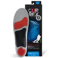 CURREX EdgePro Sohle High Profile - Einlegesohlen für Ski, Langlauf oder Snowboard, bieten optimale Temperaturregulierung, Stabilität und mehr Komfort für deine Performance auf der Piste.