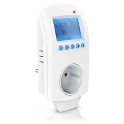 BEARWARE WLAN Steckdosen-Thermostat, max. 3680 W - Steckdosen & Zubehör – Smart Thermostat für Heiz- und Kühlsysteme, steuerbar per App mit Timerfunktion und individueller Programmierung für maximalen Komfort.