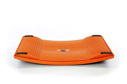 Kenson 170092 Balance Board Orange - Balancetrainer für Fitness und Koordination - Balanceboards für effektives Training, mit Massagelinsen und einer Tragkraft von 300 kg, ideal für Fitness und Rehabilitation.