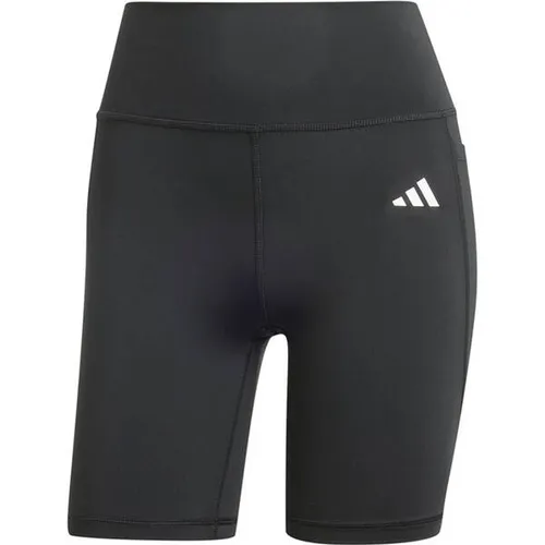 ADIDAS Damen Tight Optime Essentials Stash Pocket 7-Inch - Fitnesshosen mit AEROREADY Technologie für ein trockenes Tragegefühl. Versteckte Oberschenkeltasche für wichtige Kleinigkeiten, nachhaltig aus über 70% recycelten Materialien.