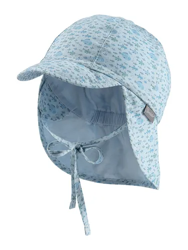 Sterntaler Nackenschutzcap in Hellblau, Größe 47 cm, Blau, Baby