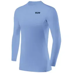 TCA Funktionsshirt TCA Herren HyperFusion Kompressionsshirt Atmungsaktiv Langarm (1-tlg) blau XL