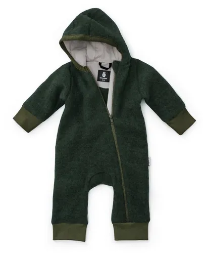 Ehrenkind Fleeceoverall mit Kapuze, Wollfleece aus feinster Merinowolle (100% Bio-Merinowolle, Atmungsaktiv & temperaturausgleichend) Wollfleece-Overall