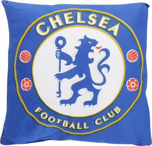 Chelsea FC Kinder Zierkissen mit Club Wappen SG923 (Einheitsgröße) (Blau)