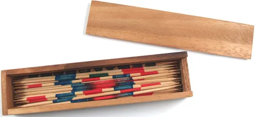 Holzspiel, Geschicklichkeitsspiel, Knobelspiel - Mikado - 7*7*7 cm