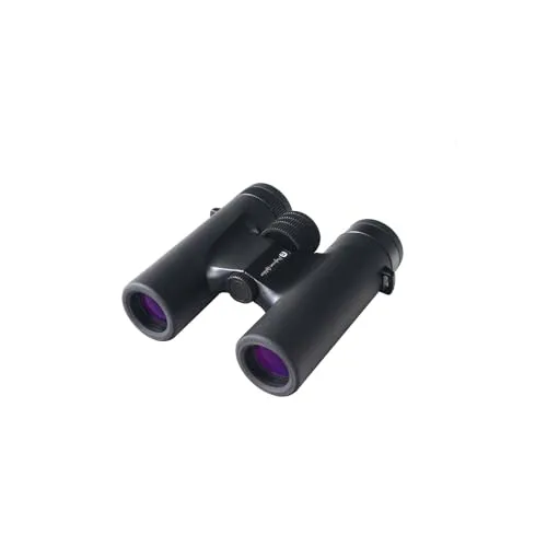 Professor Optiken Nürburg - 8x26 | schwarz inkl. Zubehör - Porro-Prismen (BaK-4) - kompaktes Fernglas für Wandertouren, Urlaub, Freizeit, Pirsch - robust, stickstoffgefüllt & wasserdicht