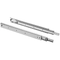 MS Beschläge Teleskopauszug Vollauszug 100kg belastbar 1 Paar Schubladenauszüge Stahl 450mm