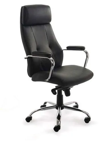 Rocada Chefsessel ERGOLINE RD-986V22 - komfortabler Bürostuhl mit Kunstlederbezug - Bürostuhl mit stufenlos verstellbarer Sitzhöhe und ergonomischer Rückenlehne für höchsten Komfort. Belastbar bis 100 kg, ideal für lange Bürozeiten.
