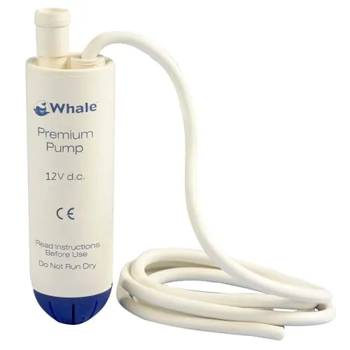 WHALE Supersub Premium 12V Wasserpumpe - Hochleistungs-Wasserpumpe für Boote, leise und effizient, ideal für den Einsatz im maritimen Bereich.