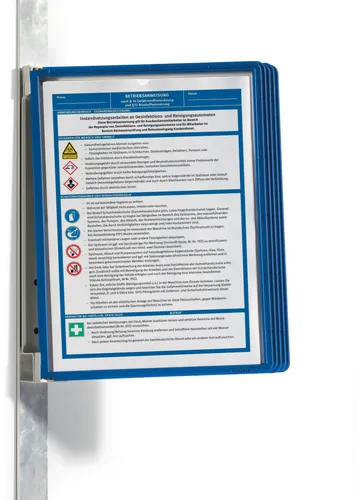 Durable Sichttafelsystem Vario Magnet Wall 5, 5914-07 in blau von DURABLE