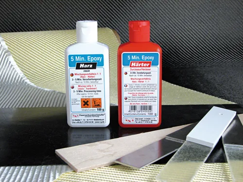 Produktbild R&G 100g 5-Minuten-Epoxy 50g Epoxidharz 50g Epoxidhärter 5 Min (109€ pro 1 KG)
