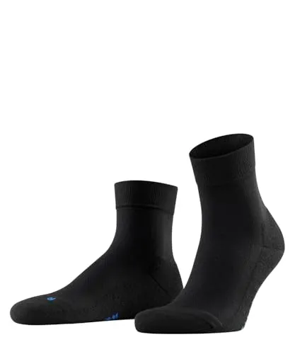 FALKE Unisex Socken Cool Kick U Sso weich atmungsaktiv schnelltrocknend einfarbig 1 Paar, Schwarz Black 3001-O, 39-41