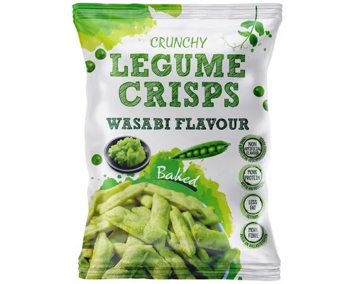 WANT-WANT Knabberei, Want Want Wasabi Legume Crisps Flavour Crisps Erbsencracker 85g