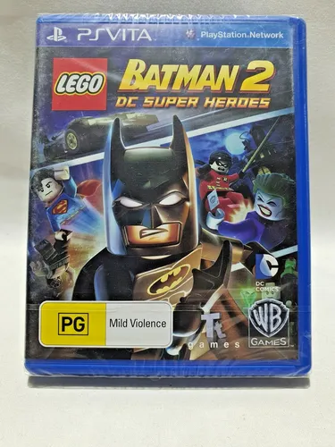 LEGO BATMAN 2 DC SUPER HEROES für PlayStation Vita - Action & Abenteuer Spiel von WARNER BROSS, bietet spannende Abenteuer mit Batman und DC Superhelden, ideal für Fans ab 12 Jahren.