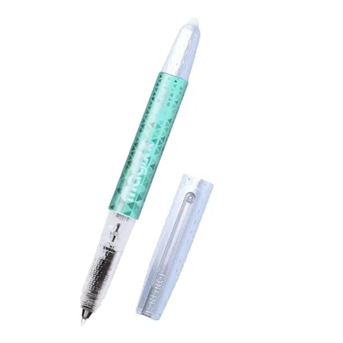 Online magiXX radierbarer Tintenroller Mint mit Tintenpatrone I Rollerball mit 0,7mm Strichstärke I inkl. 1x Patrone blau I radierbarer Stift für Schule, Uni und Büro I thermosensitive Tinte