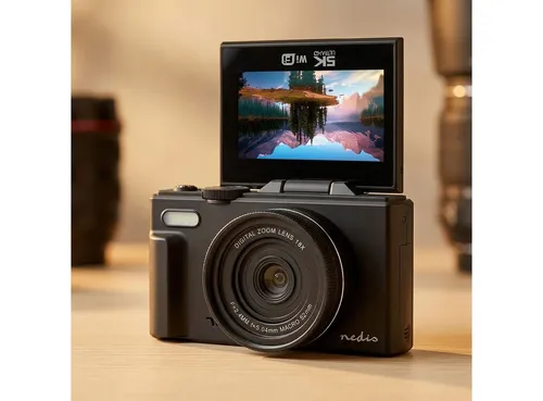 Nedis PCAM2570BK Vollformat-Digitalkamera schwarz von Nedis
