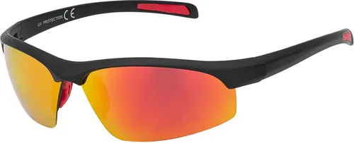 Uni Sonnenbrille Designer Sportlich Modern Urlaub Sommer Strand Damen Herren 30501 Rot