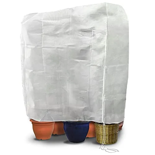 VOUNOT Winterschutz für Pflanzen Kübelpflanzen - Abdeckplanen für Pflanzen, atmungsaktiv und reißfest. Schützt Ihre Pflanzen vor Frost, Schnee und Schädlingen und sorgt für ein gesundes Mikroklima.