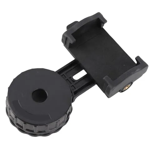 Lazmin Teleskop-Telefon-Fotoadapter, Universal-Telefon-Adapterhalterung zum Anschließen eines Teleskops oder Mikroskops an EIN Smartphone, Kompatibel mit den meisten Fernglas- / Monokularmikroskopen