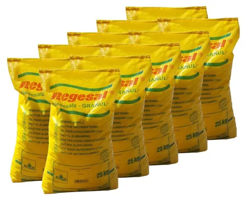 Regesal Salztabletten 10x25kg für Wasserenthärtung - Effektives Regeneriersalz für eine optimale Wasserenthärtung. Ideal für Haushaltsgeräte und langlebige Nutzung.