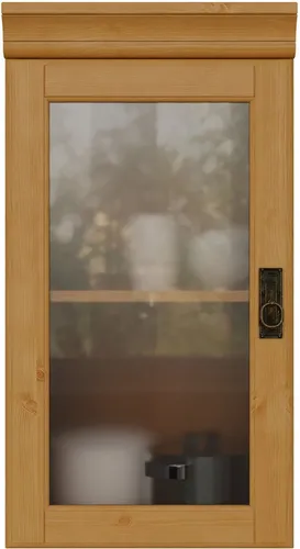 OTTO home Hängeschrank Rügen 40 cm aus Massivholz mit Glaseinsatz