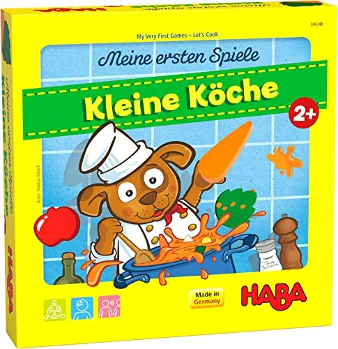 Haba Meine ersten Spiele - Kleine Köche - Gesellschaftsspiel für Kinder, fördert spielerisch das Verständnis für gesunde Ernährung und macht das Kochen zum Abenteuer.