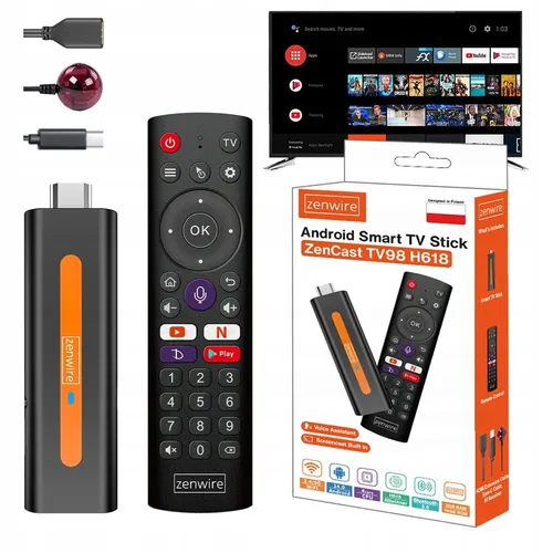 Android 14 Smart TV Stick – 4K Multimedia Player mit WiFi